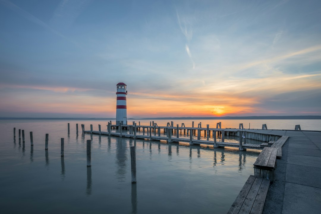 Lakeside landscape in Burgenland, Austria