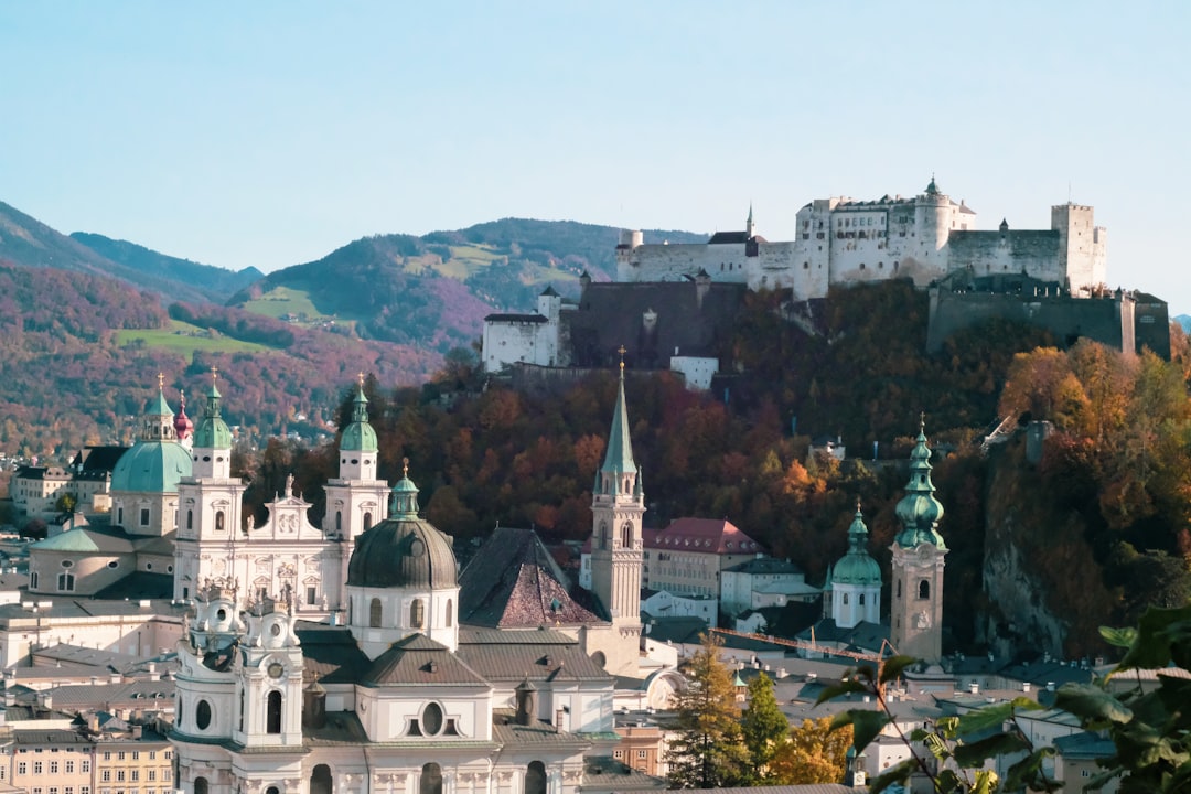 Historic architecture in Salzburg, Austria